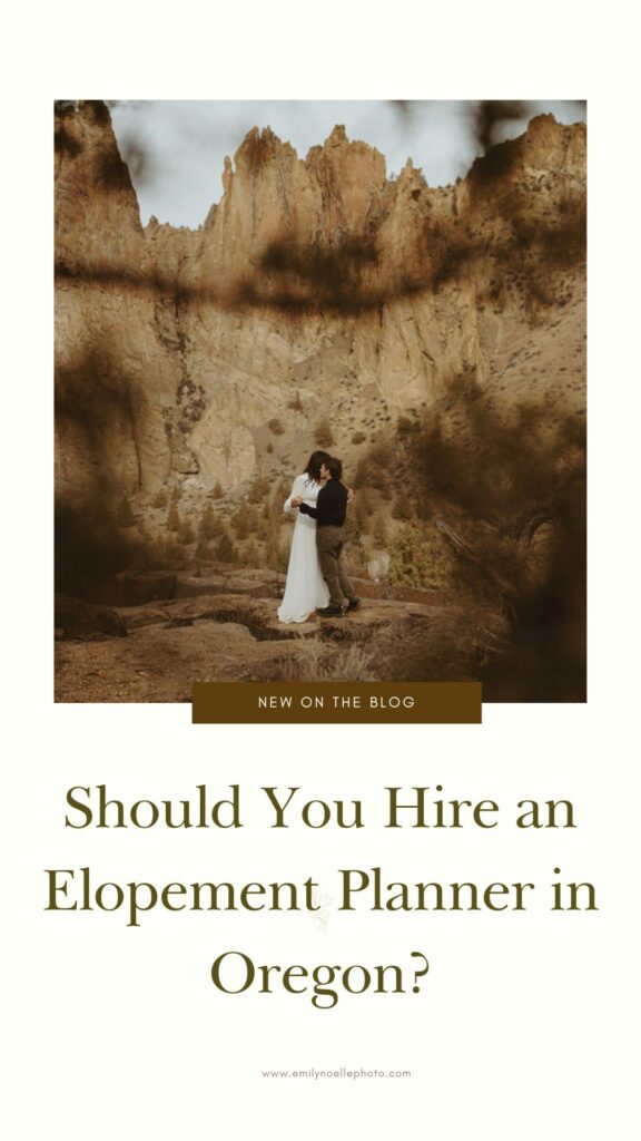 Should you hire an elopement planner in Oregon?
