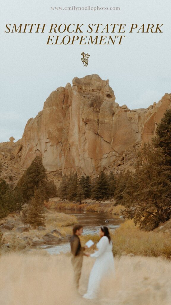 Smith rock state park elopement