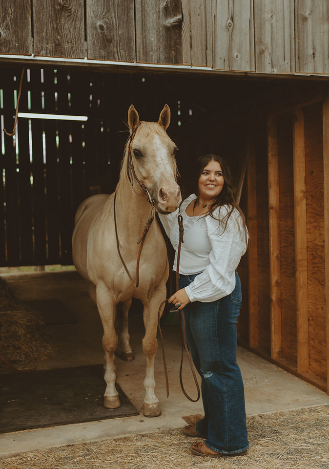 Senior Photos with Horses